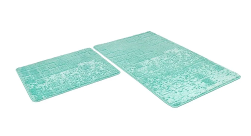 SHAHINTEX набор ковриков vintage цв.мятный 50*80см, 50*50см SH V001
