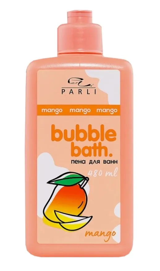 PARLI COSMETICS пена д/ванн серии bubble bath mango 480мл
