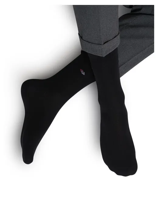 OMSA носки мужские ромбик 408 nero р.39-41