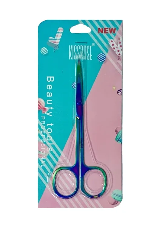 KISSROSE ножницы маникюрные  радужные 10,5см HD00039/EL231035EL231035 (12)