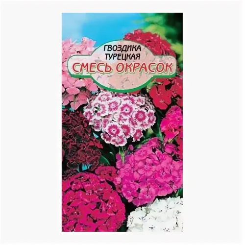 Семена гвоздика смесь окрасок турецкая 2г