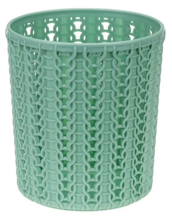 ВЯЗАНИЕ подставка круглая цв.фисташковый М2384/20