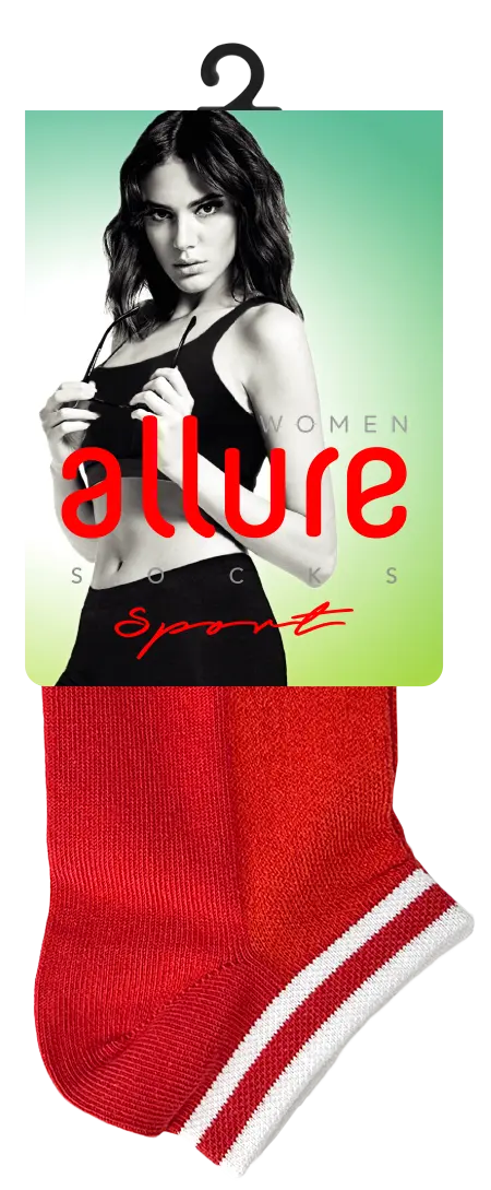 ALLURE носки женские 350 красный р.38/40