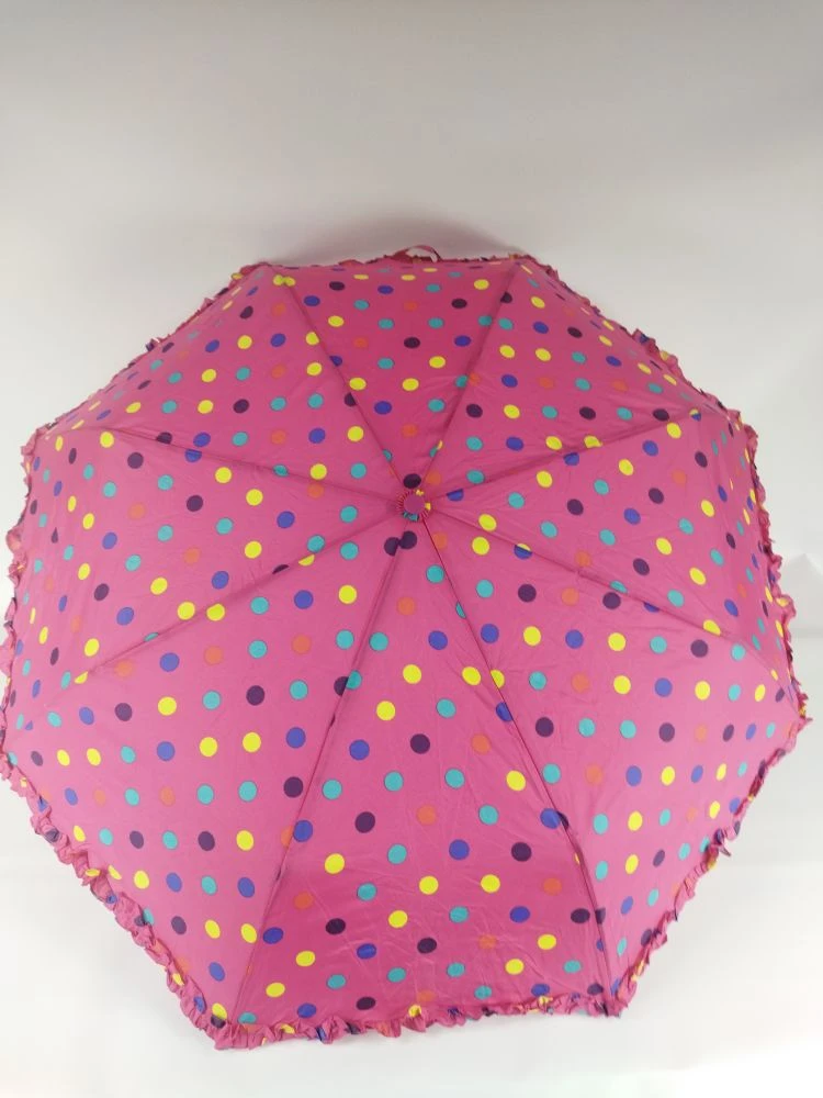 TIANQI UMBRELLA зонт автомат 95см 3 сложения 8 спиц 10922-2519