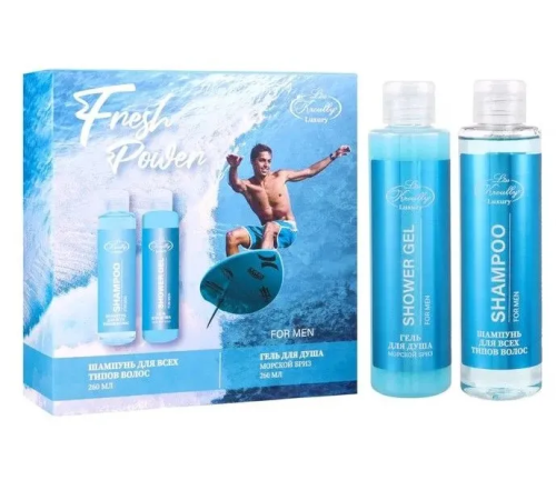 LISS KROULLY набор подарочный MN-2406: шампунь д/волоc,гель д/душа