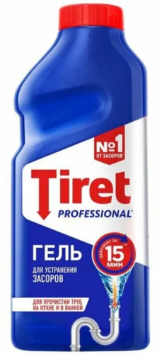 TIRET гель д/чистки труб professional 500мл