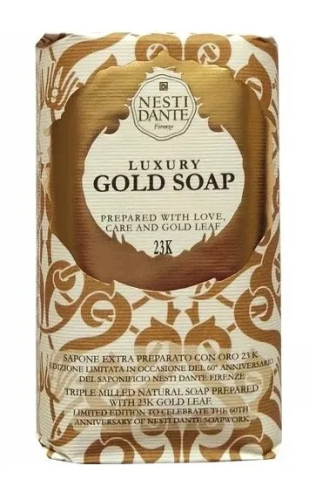 NESTI DANTE мыло туалетное роскошное золотое 250г