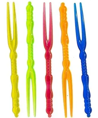 ВЕСЕЛАЯ ЗАТЕЯ вилочка д/канапе 10см 30шт 1502-0544/24