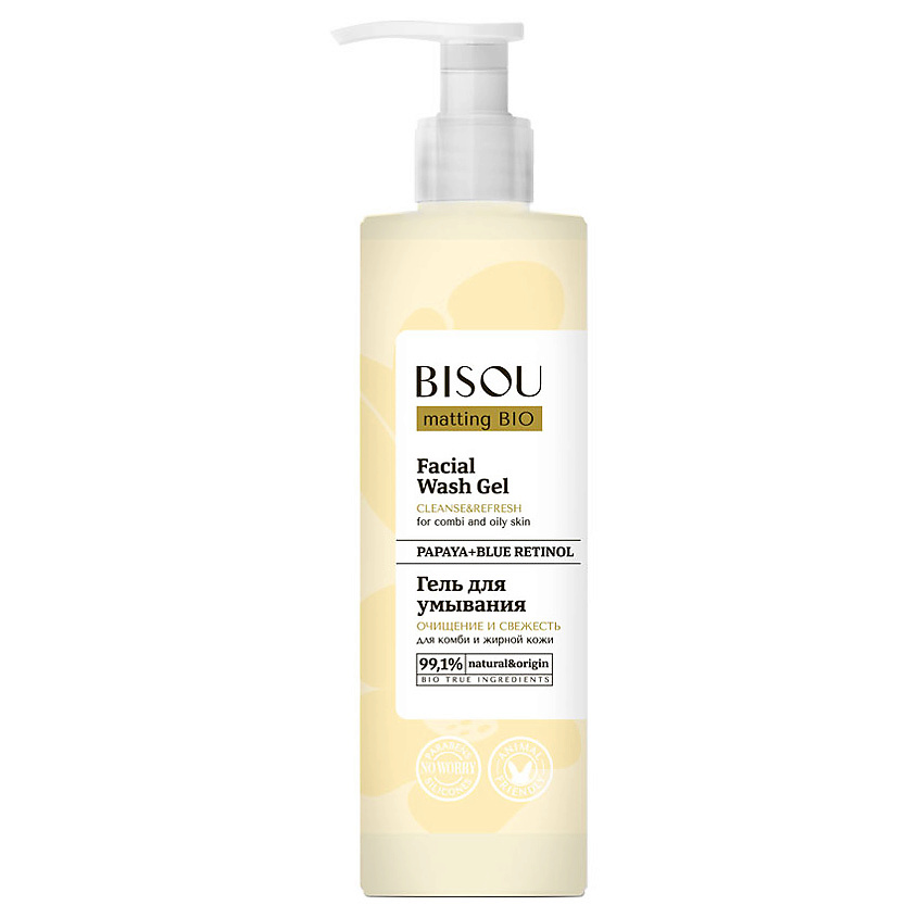 BISOU гель д/умывания очищение и свежесть д/комб. и жирной кожи 150мл