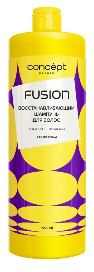 CONCEPT FUSION шампунь д/восстановления волос detox balance 1000мл