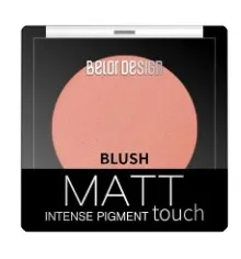 BELOR DESIGN румяна д/лица matt touch т.203