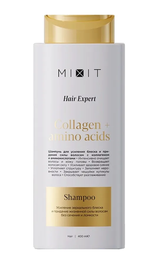 MIXIT Hair expert шампунь д/окраш.волос collagen&amino acids 400мл
