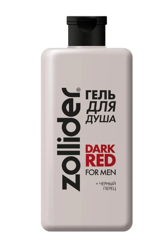 ZOLLIDER гель д/душа dark red for men 370мл