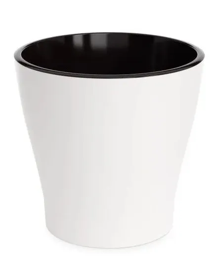 Кашпо лея цв.белый 5,0л М7930