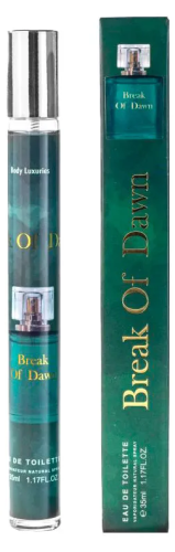 BODY LUXURIES туалетная вода д/женщин и мужчин унисекс break of dawn ручка 35мл