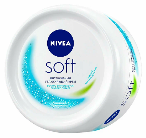 NIVEA крем д/ухода за кожей интенсивный увлажняющий soft 300мл