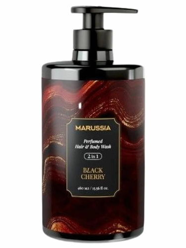 MARUSSIA гель-шампунь 2в1 парфюмированный black cherry 460мл