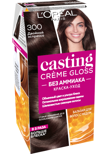 LOREAL CASTING CREME GLOSS краска д/волос т.300 двойной эспрессо