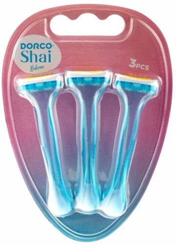 DORCO станок д/бритья жен. д/зон бикини 3шт