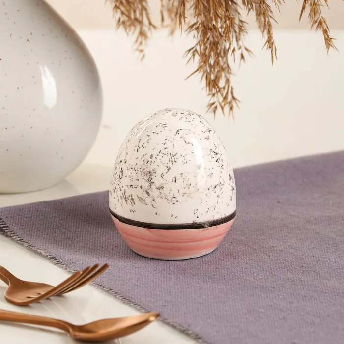 Солонка дизайн крошка керамика цв.розовый 100мл 9240967