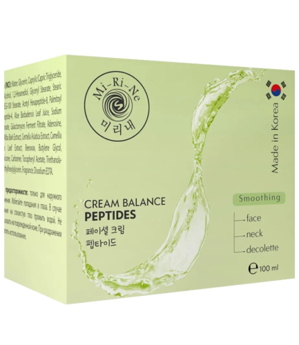 MI-RI-NE крем-баланс разглаживающий д/кожи лица шеи и декольте peptides 100мл