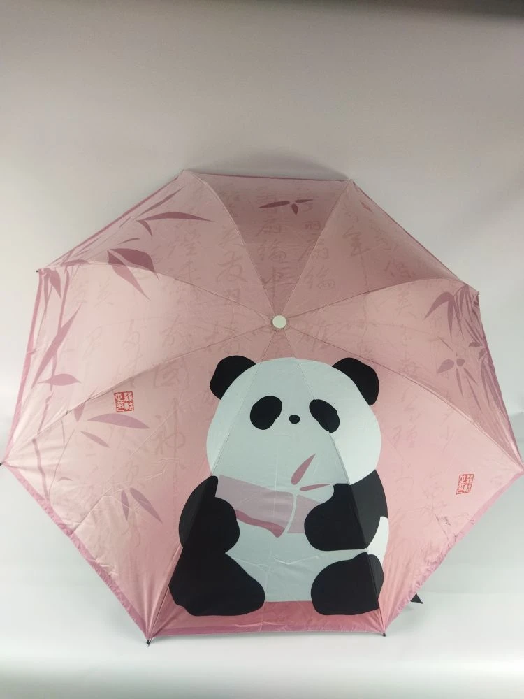 Зонт механический Панда Д:55см ED25455