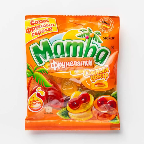 Мармелад жевательный Мамба Фрумеладки сочный центр 70г; 24