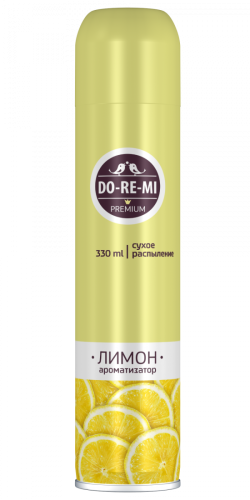 DO-RE-MI PREMIUM освежитель воздуха лимон 330мл (12)