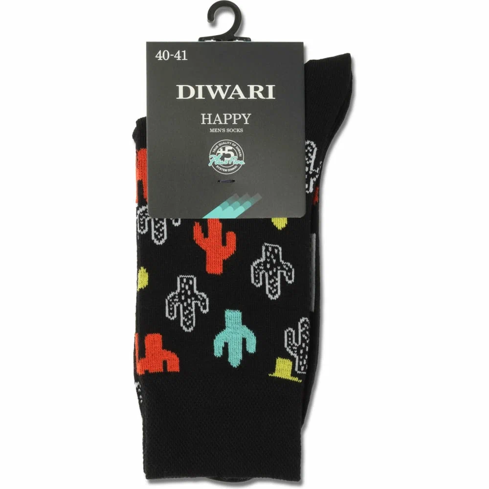 DIWARI носки мужские happy 17С-151СП 141 черный р.25