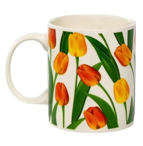 OLAFF кружка дизайн тюльпаны 350мл 135-08029