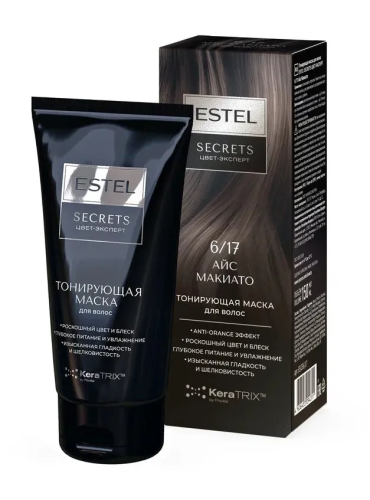 ESTEL Secrets Цвет-Эксперт маска тонирующая д/волос 6/17 айс макиато 150мл