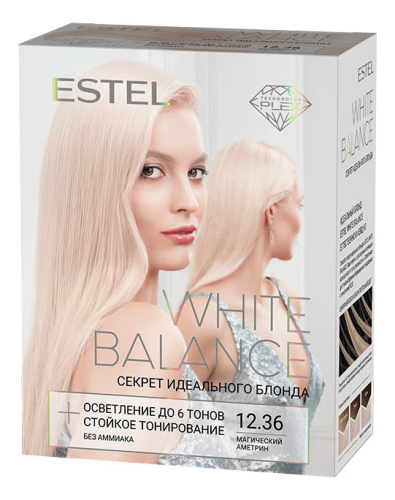 ESTEL White Balanceтон краска д/волос т.12.36 магический аметрин