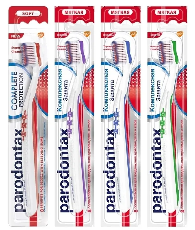 PARODONTAX щетка зубная сomplete protection комплексная защита