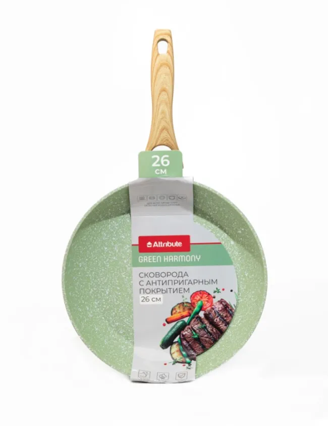 ATTRIBUTE Green harmony сковорода 26см AFG026