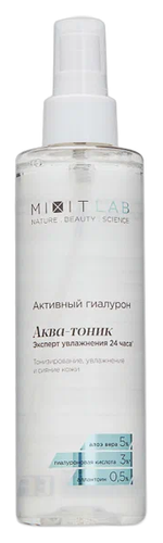 MIXIT Lab аква-тоник увлажняющий д/сухой кожи гиалурон и алоэ 200мл