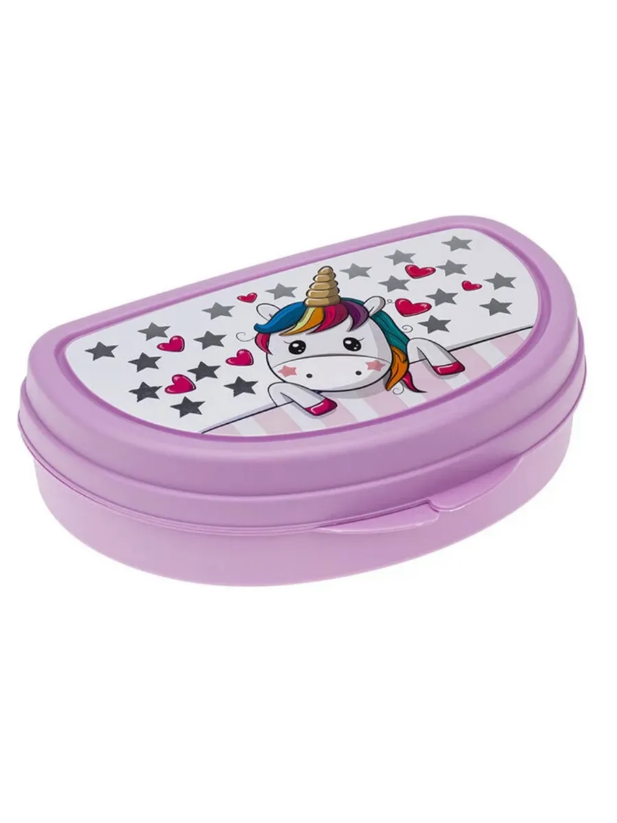 Бутербродница базовый единорог/совы М1201