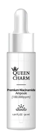 QUEEN CHARM сыворотка ампульная д/выравнивания тона с ниацинамидом 10% 30мл