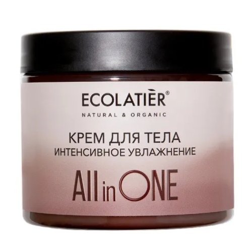 ECOLATIER крем д/тела интенсивное увлажнение all in one 380мл