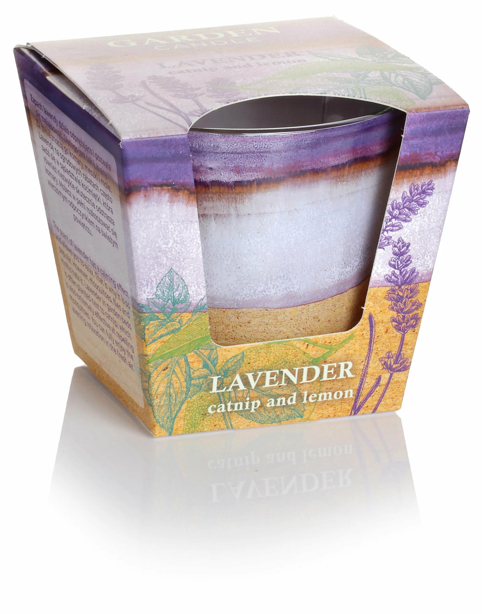 BARTEK свеча аромат. в стакане садовая свеча 115г