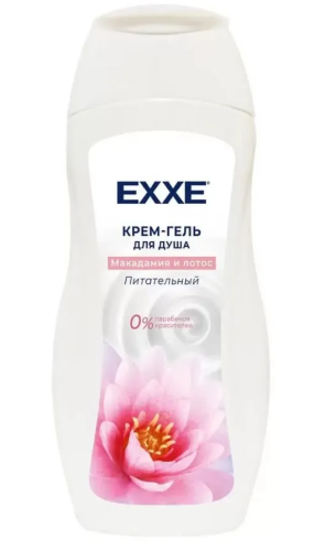 EXXE крем-гель д/душа питательный макадамия и лотос 400мл