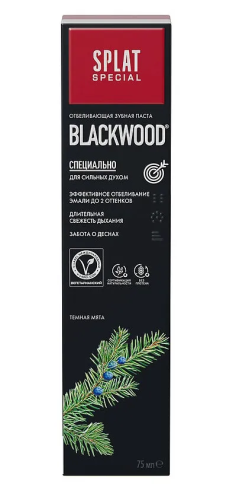 SPLAT SPECIAL паста зубная паста зубная blackwood 75мл