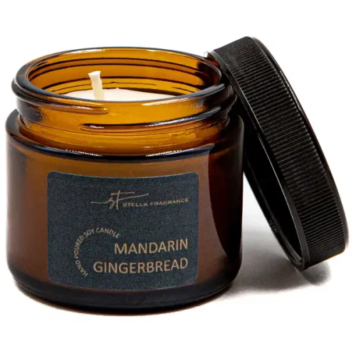 STELLA FRAGRANCE свеча аромат. в банке mandarin gingerbread 50г