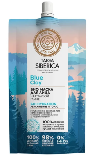 NATURA SIBERICA Doctor taiga маска д/лица био увлажнение и тонус 100мл 8357