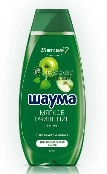 ШАУМА шампунь д/волос мягкое очищение яблока 370мл