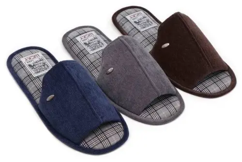 LUCKY LAND обувь домашняя мужская пантолеты р.44 3893 M-CH-O