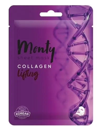 MONTY лифтинг-маска д/лица тканевая коллаген 25мл