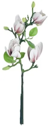 Цветок искусственный магнолия 15*10*65см