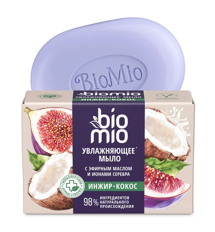BioMio мыло натуральное инжир и кокос 90 г