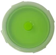 Ланч-бокс складной силиконовый круглый D*12см ED25252