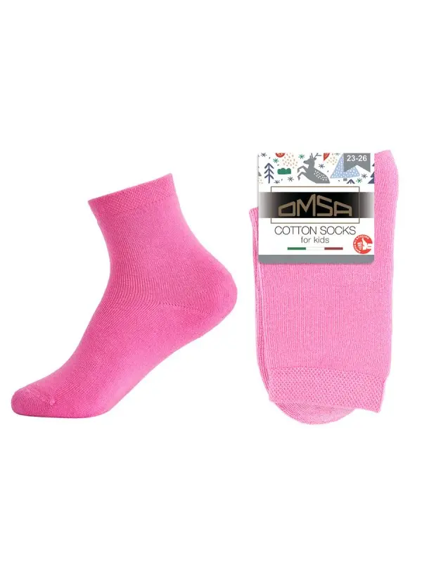 OMSA носки детские плюш 21С05 rosa р.35-38